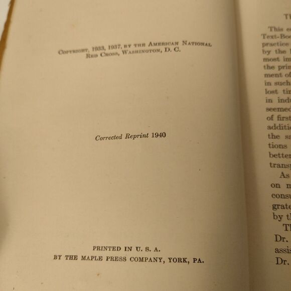 1953 FIRST AID-A BUREAU OF MINES INSTUCTION MANUAL BOOK & ARC 1940 First Aid bk - Picture 7 of 8